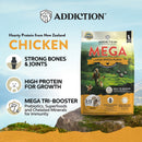 Addiction Dog MEGA Chicken for Large Breed Puppy 20lb
