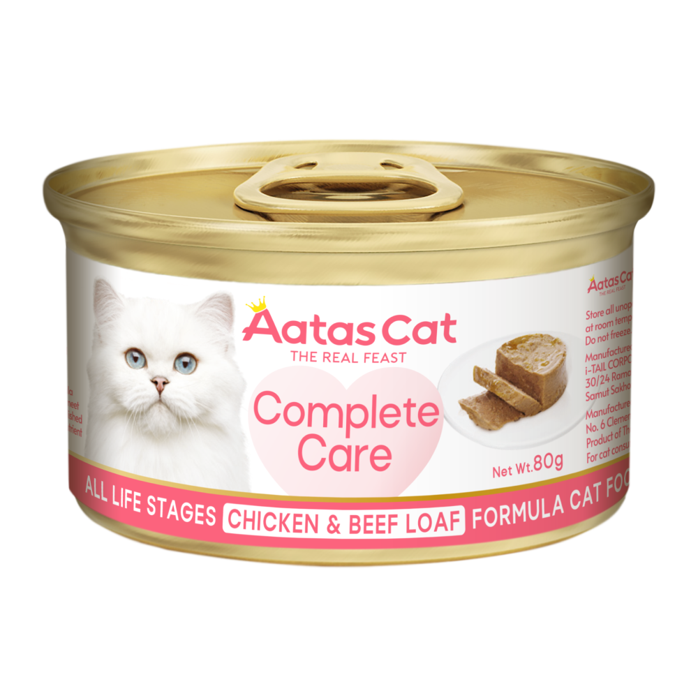Aatas Cat Complete Care Chicken & Beef Loaf 80g