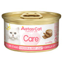 Aatas Cat Complete Care Chicken & Beef Loaf Grain-Free Canned Cat Food 80g