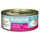 Aatas Cat Creamy Chicken & Sardine in Gravy Grain-Free Canned Cat Food 80g