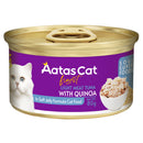 Aatas Cat Finest Soul Superfoods Tuna White Meat with Quinoa in Soft Jelly Grain-Free Canned Cat Food 80g