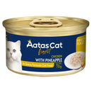 Aatas Cat Finest Fruity Feast Chicken with Pineapple in Gravy Grain-Free Canned Cat Food 70g