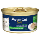 Aatas Cat Finest Fruity Feast Chicken with Zucchini in Gravy Grain-Free Canned Cat Food 70g