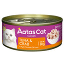 Aatas Cat Tantalizing Tuna & Crab Grain-Free Canned Cat Food 80g