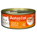 Aatas Cat Tantalizing Tuna & Okaka Grain-Free Canned Cat Food 80g