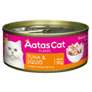 Aatas Cat Tantalizing Tuna & Squid Grain-Free Canned Cat Food 80g