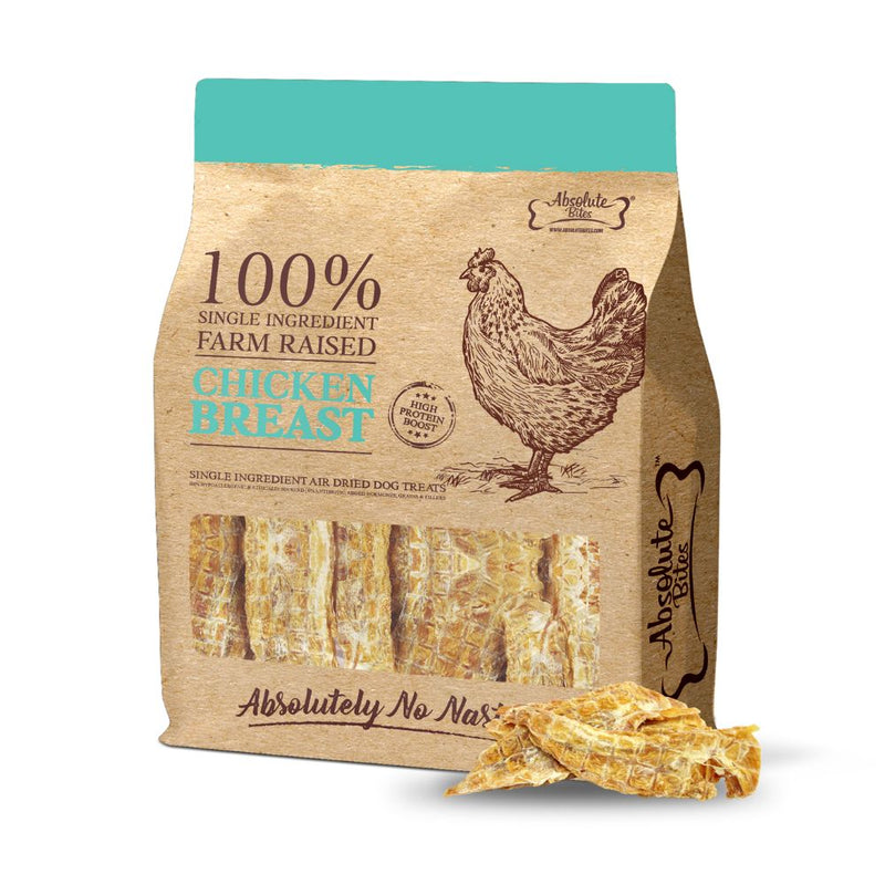 Absolute Bites Air Dried Chicken Breast 450g