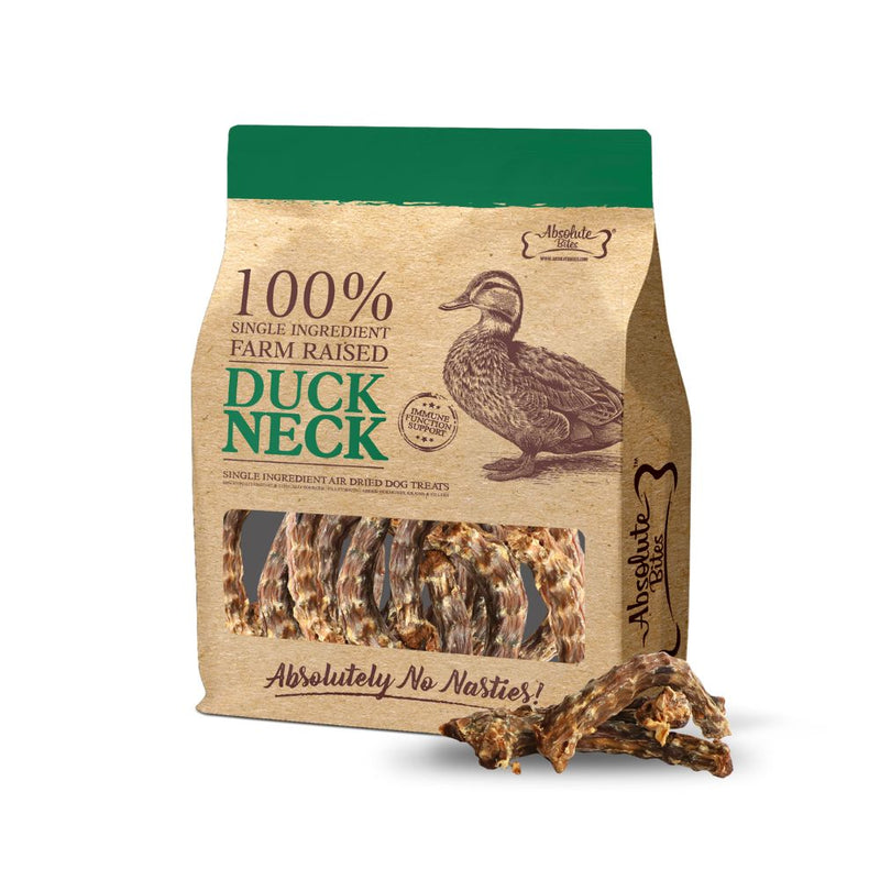 Absolute Bites Air Dried Duck Neck 300g