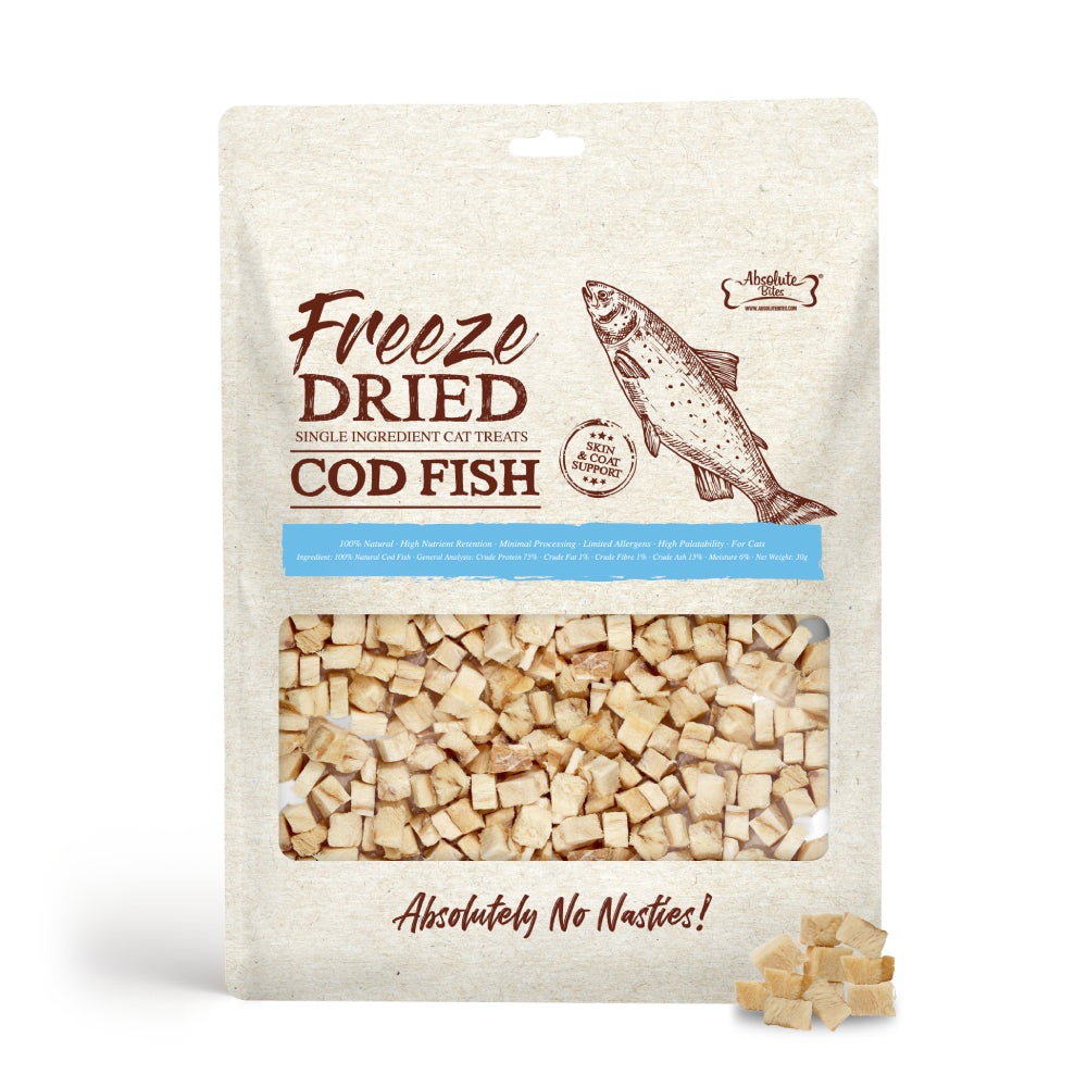 Absolute Bites Cat Freeze-Dried Cod Fish 30g