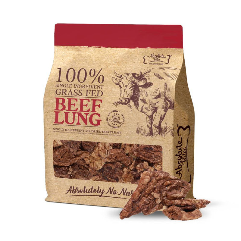 Absolute Bites Dog Air Dried Beef Lung 130g