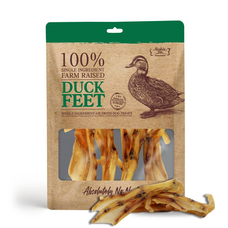 Absolute Bites Dog Air Dried Duck Feet 4pcs