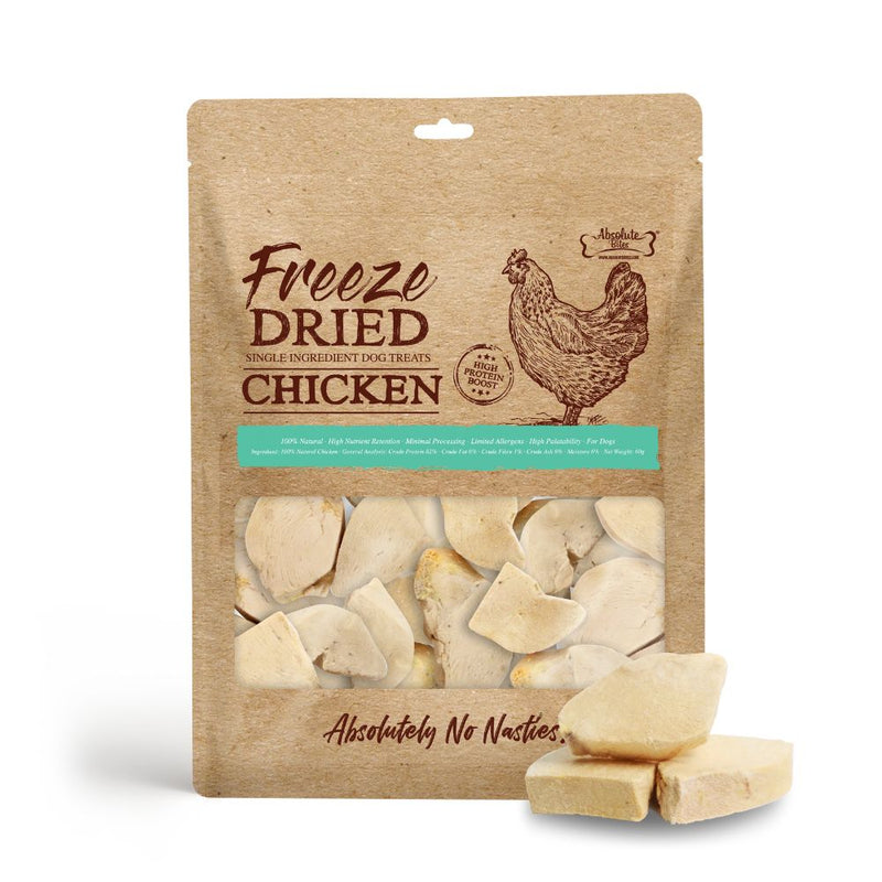 Absolute Bites Dog Freeze-Dried Chicken 60g