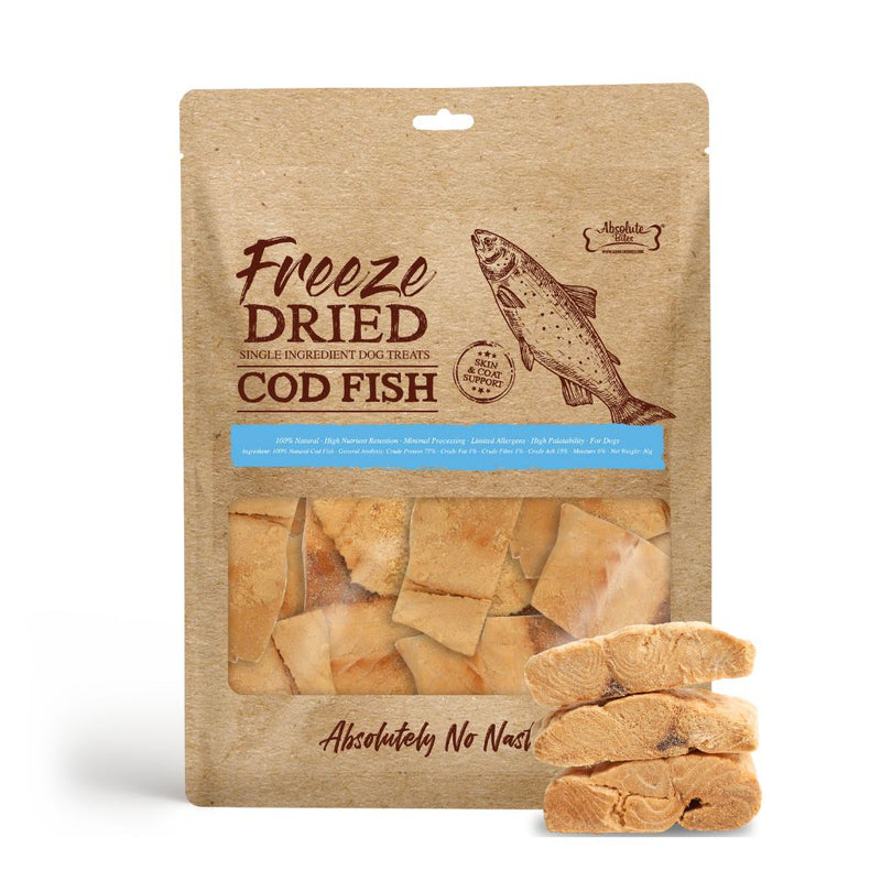 Absolute Bites Dog Freeze-Dried Cod Fish 30g