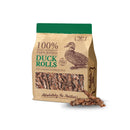 Absolute Bites Single Ingredient Air Dried Duck Rolls Dog Treats 300g
