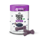Absolute Holistic BOOST! Value Tub Dog Dental Chews - Blueberry Regular 40pcs 1kg