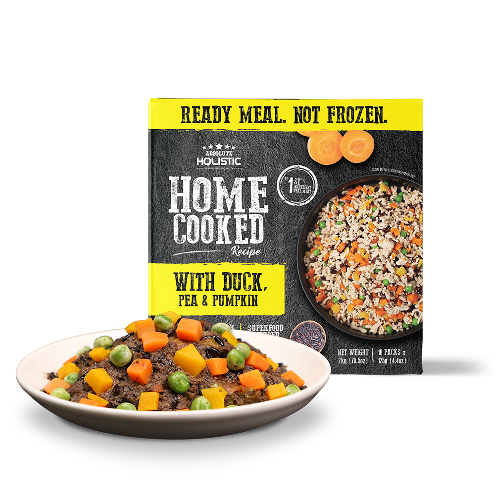 Absolute Holistic Dog Home Cooked Recipe Duck, Pea & Pumpkin 2kg