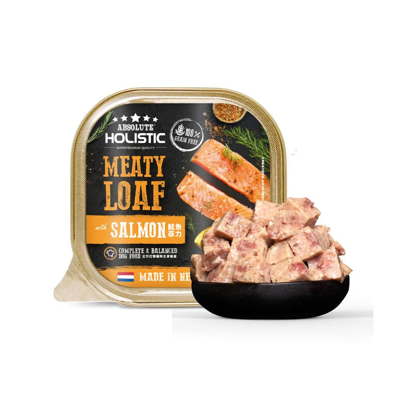 Absolute Holistic Dog Meaty Loaf with Salmon 100g