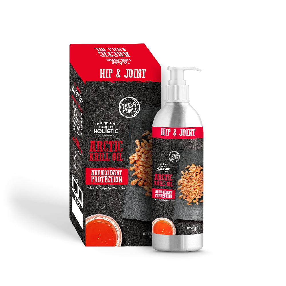 Absolute Holistic Dogs & Cats Hip & Joint Arctic Krill Oil 250ml