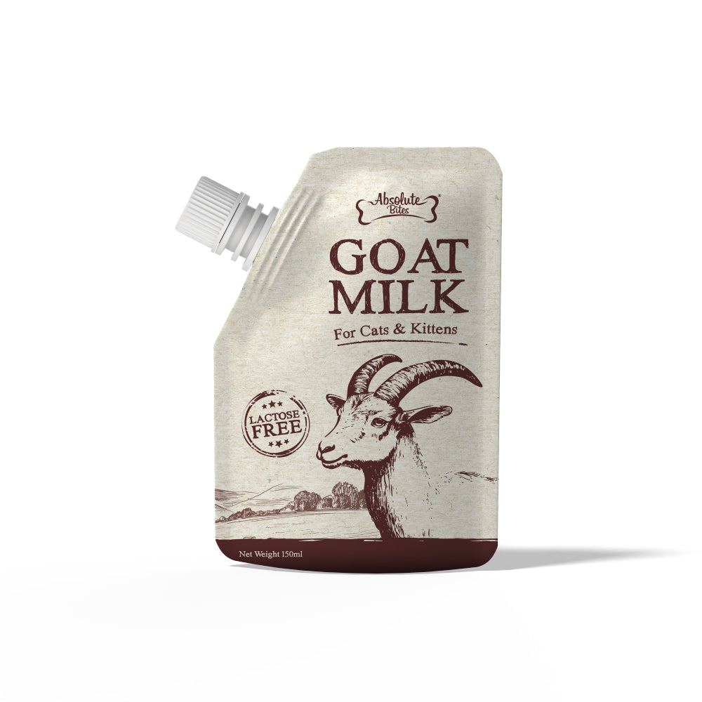Absolute Bites Lactose Free Goat Milk for Cats & Kittens 150ml