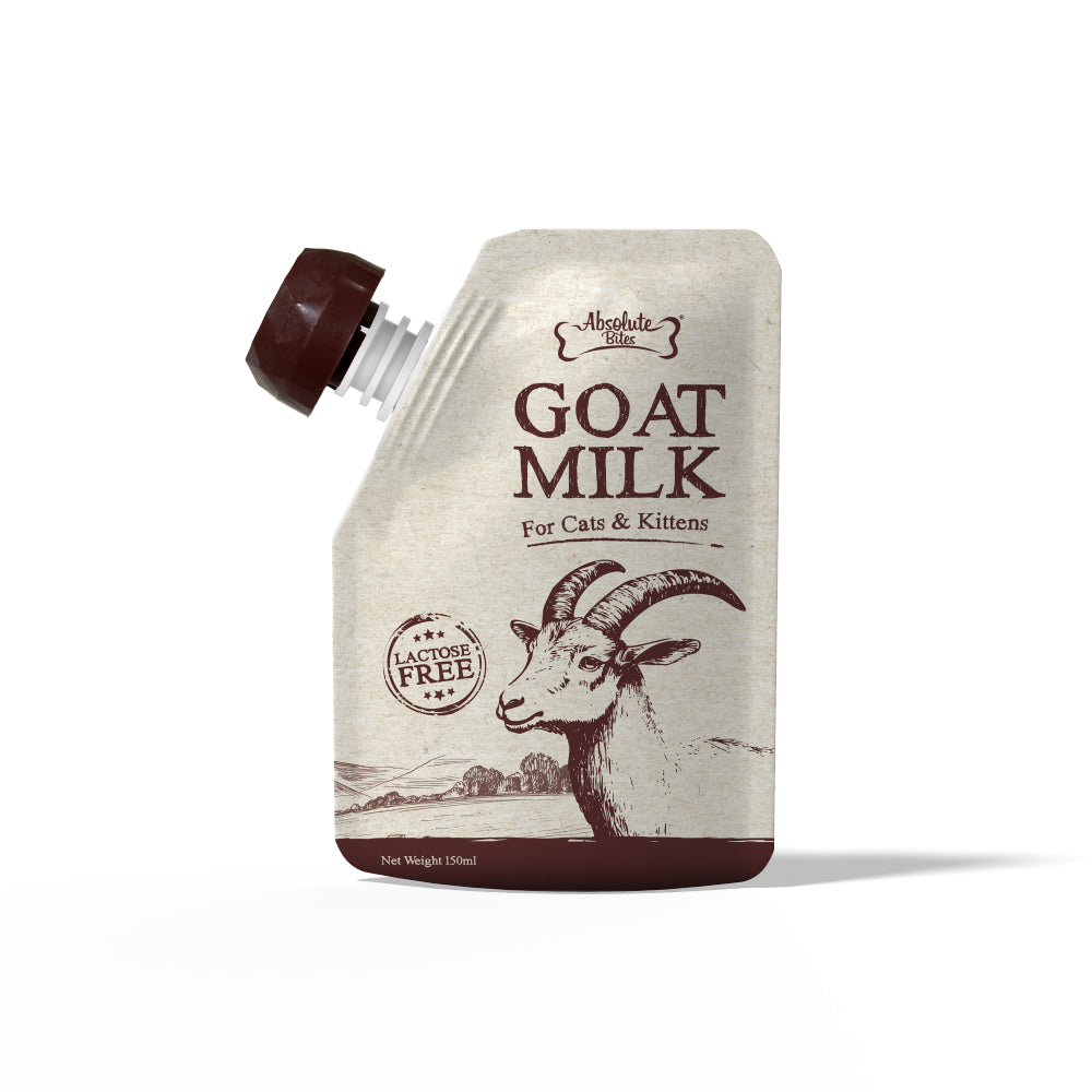 Absolute Bites Lactose Free Goat Milk for Cats & Kittens 150ml
