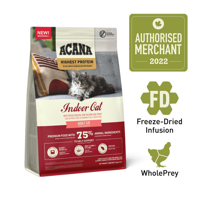 Acana Cat Indoor Highest Protein 1.8kg