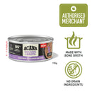 Acana Chunks in Broth Chicken & Salmon Recipe Kitten Canned Cat Food 155g