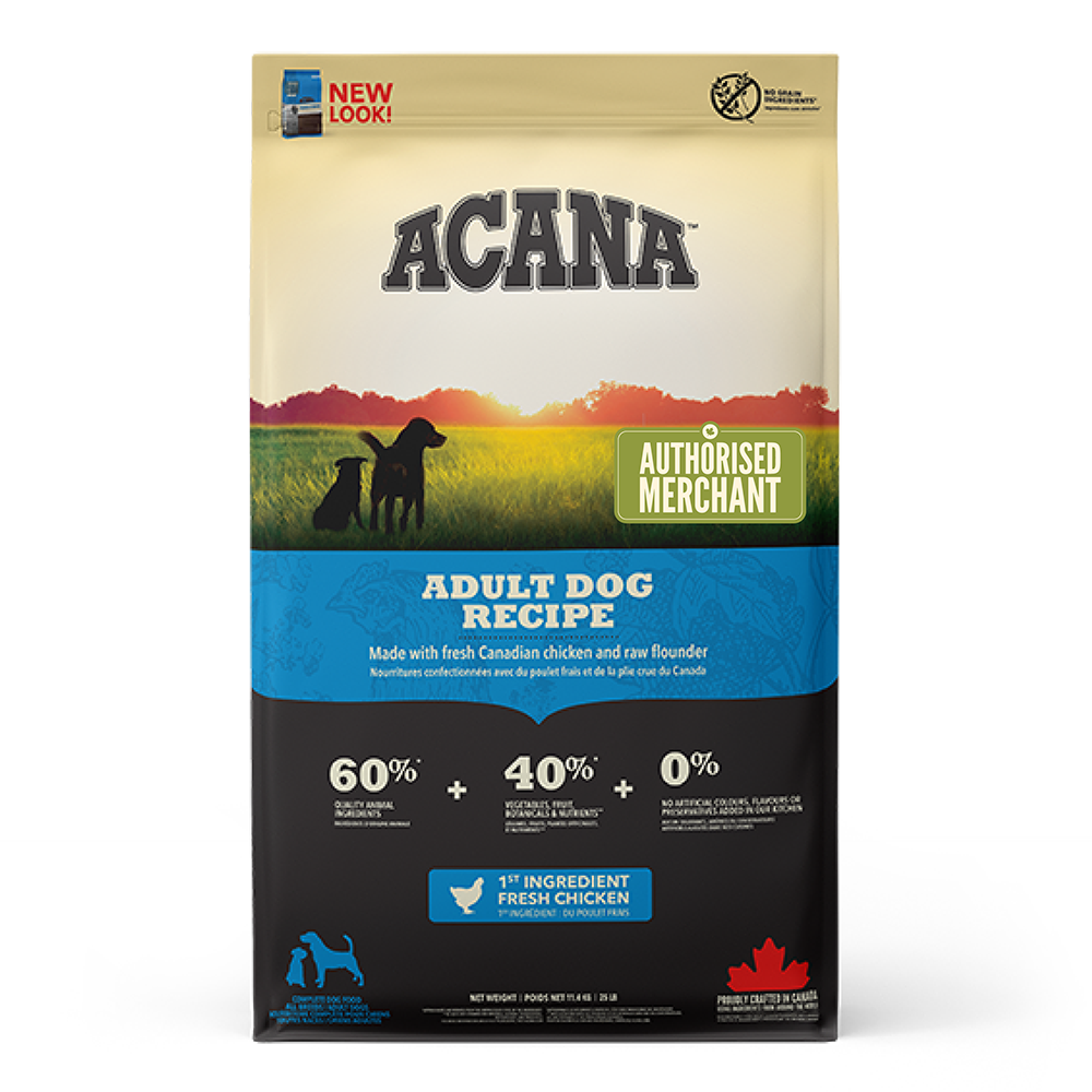 Acana Heritage Adult Grain-Free Dry Dog Food 11.4kg