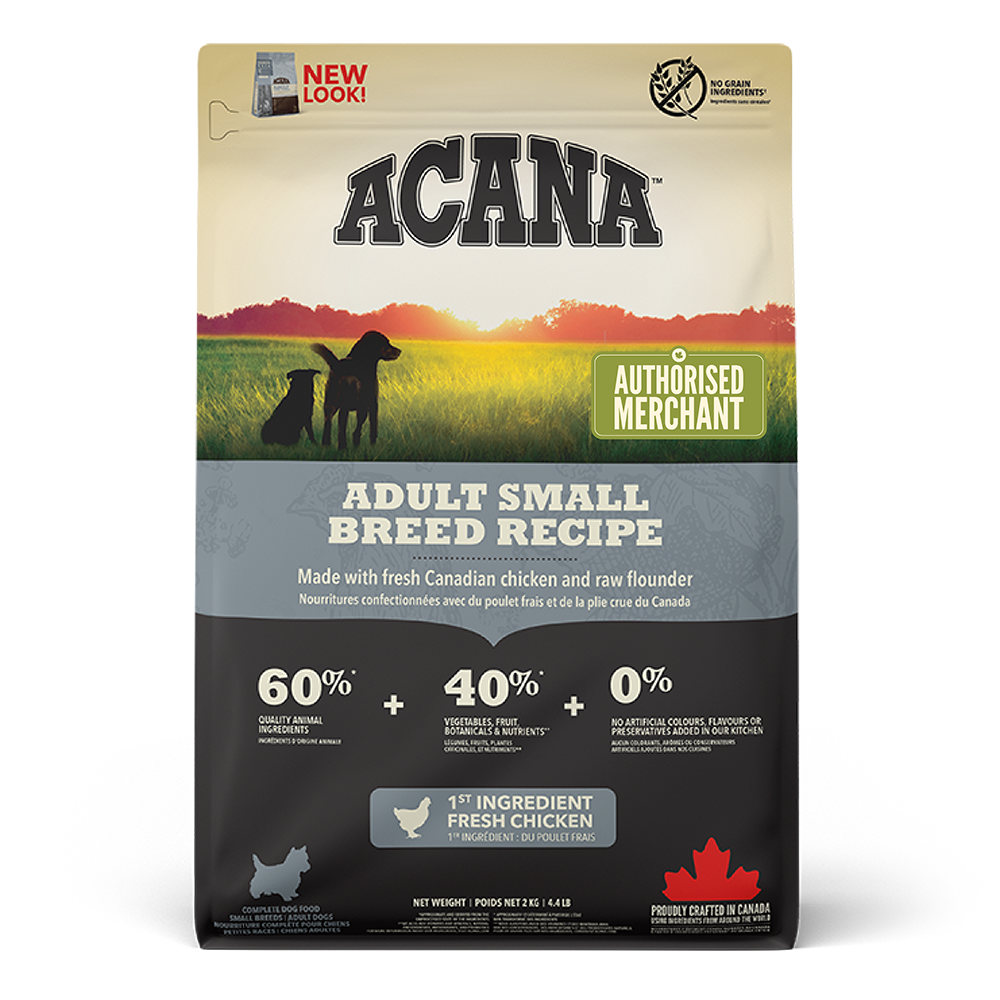 Acana Heritage Adult Small Breed Grain-Free Dry Dog Food 2kg