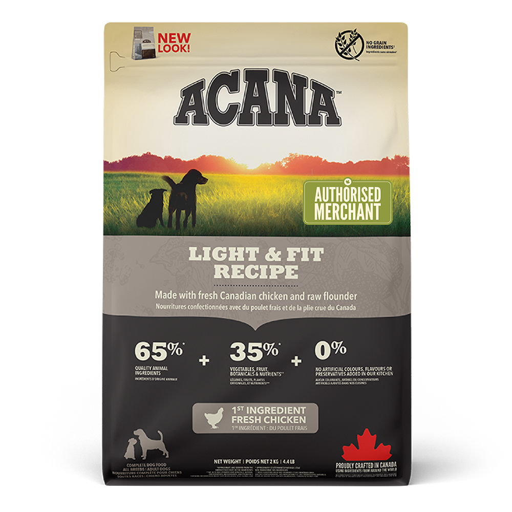 Acana Heritage Light & Fit Grain-Free Dry Dog Food 2kg