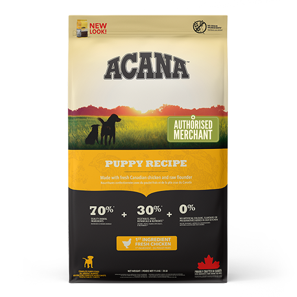 Acana Heritage Puppy & Junior Grain-Free Dry Dog Food 11.4kg