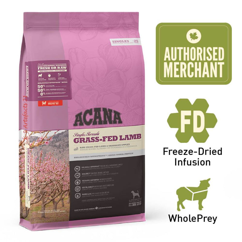 Acana grass fed lamb ingredients best sale