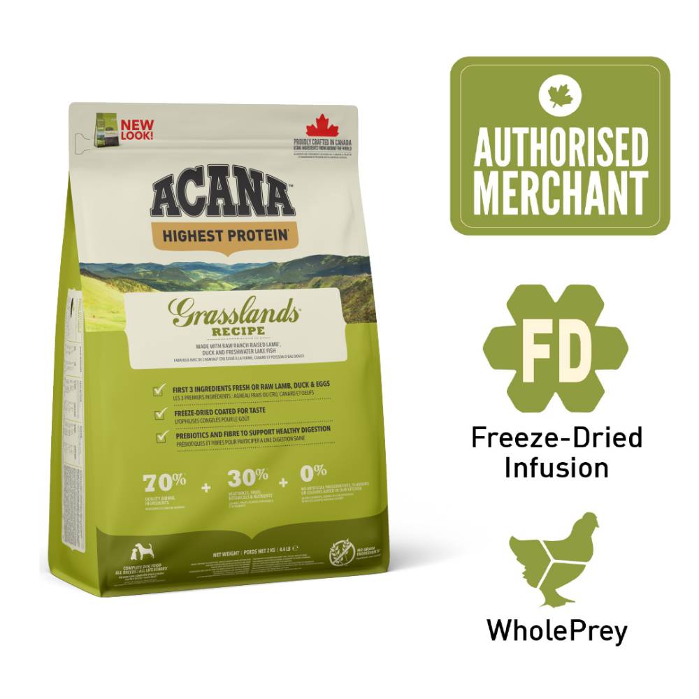 Acana Regionals Grasslands Grain-Free Dry Dog Food 2kg