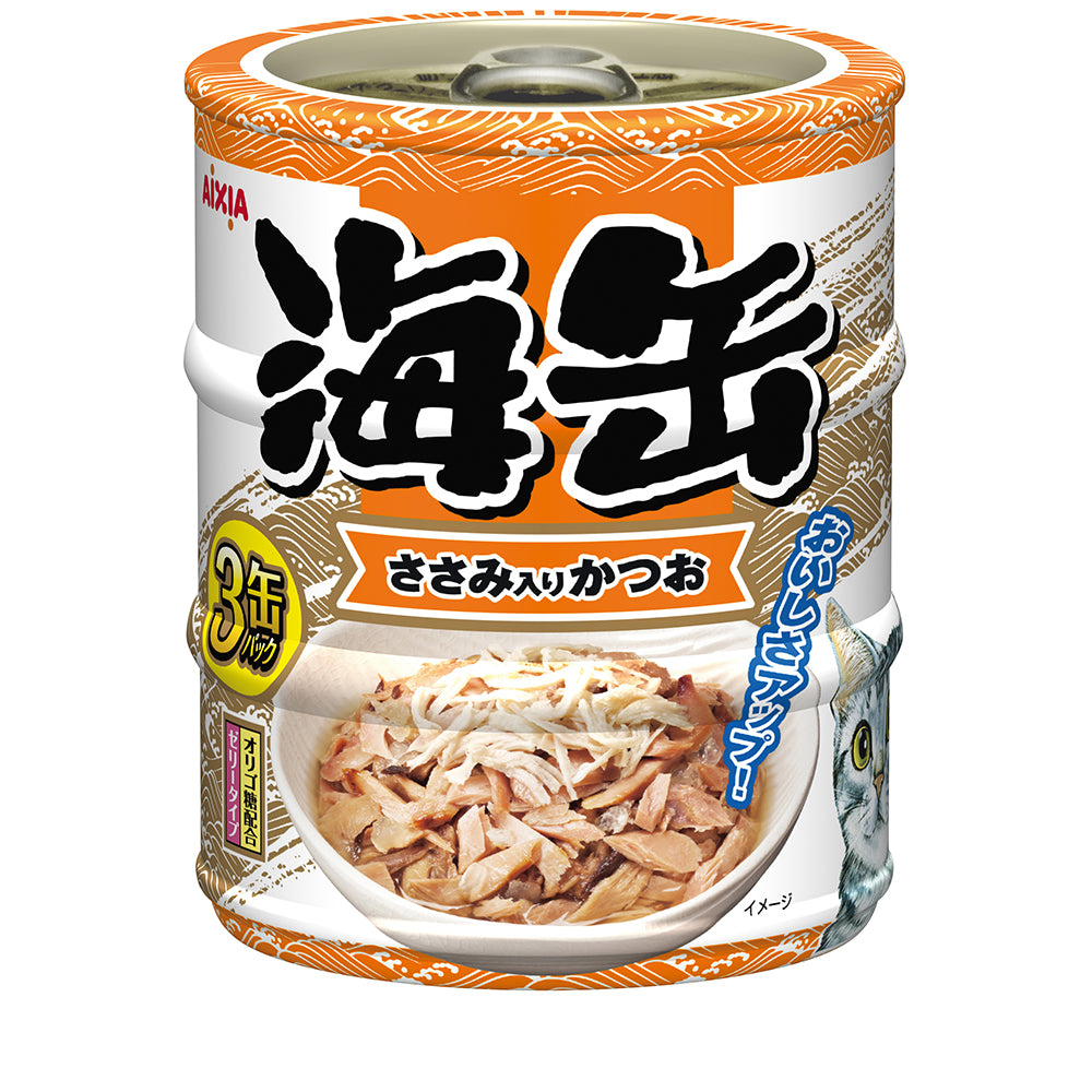 Aixia Cat Umi-Can Mini Skipjack Tuna with Chicken Fillet 60g x 3 (UM33)