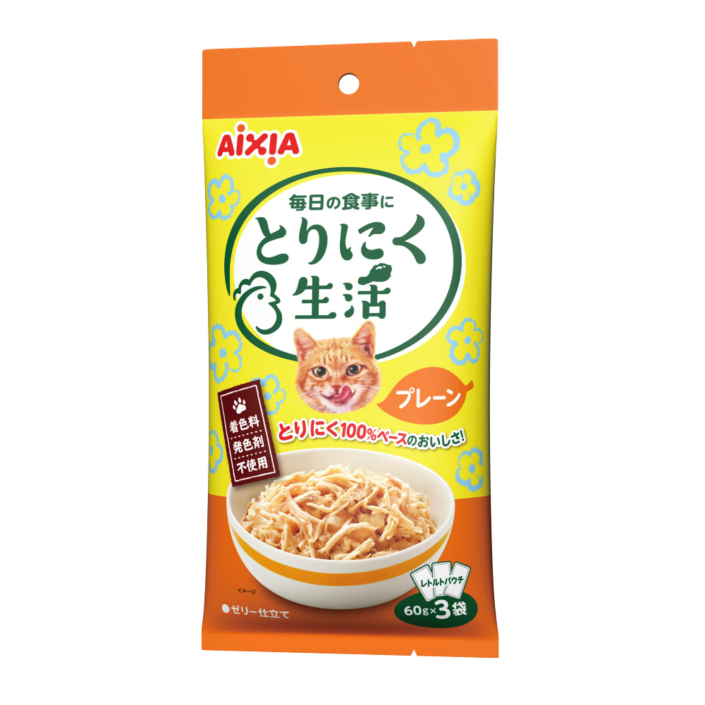 Aixia Chicken Life - Plain 60g x 3 (AXTN4)