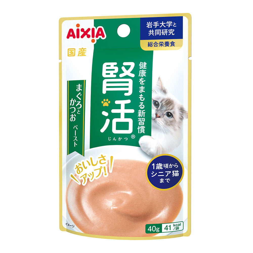 Aixia Jinkatsu Pouch Kidney Care Tuna & Skipjack Tuna Paste 40g (JK2)