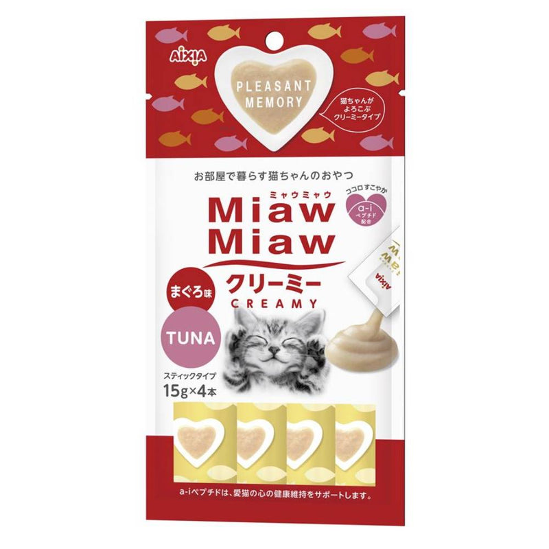 Aixia Miaw Miaw Creamy Tuna Flavor 15g x 4 (MMCM1)