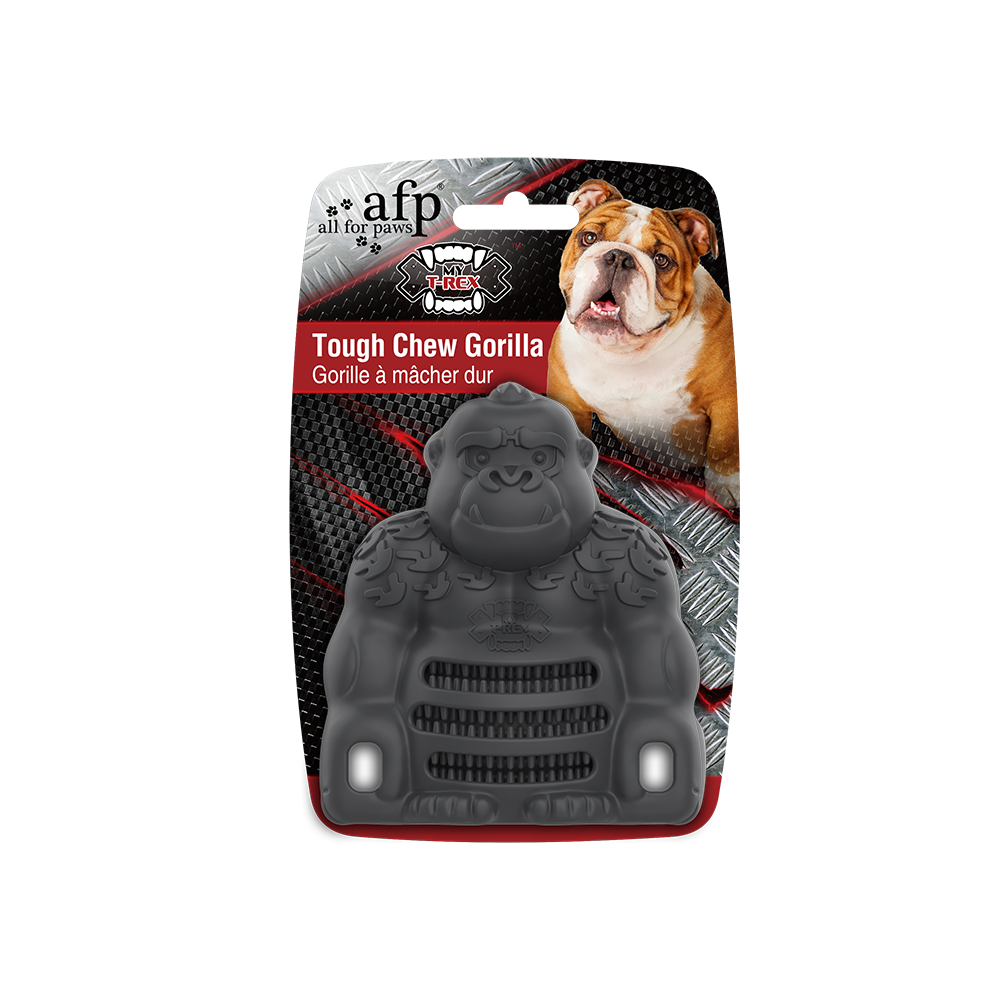 All For Paws Dog My T-Rex Tough Chew Gorilla L