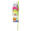 All For Paws Furry Ball Fluffer Wand Pink