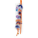 All For Paws Furry Ball Long Fluff Wand Orange