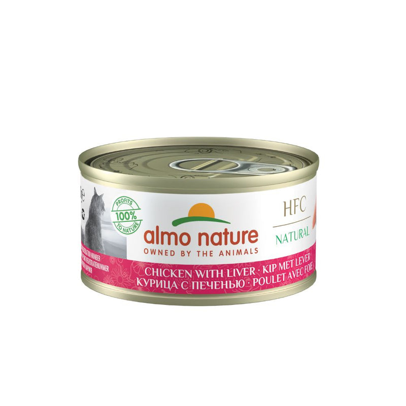 Almo Nature Cat HFC Natural Chicken with Liver 70g