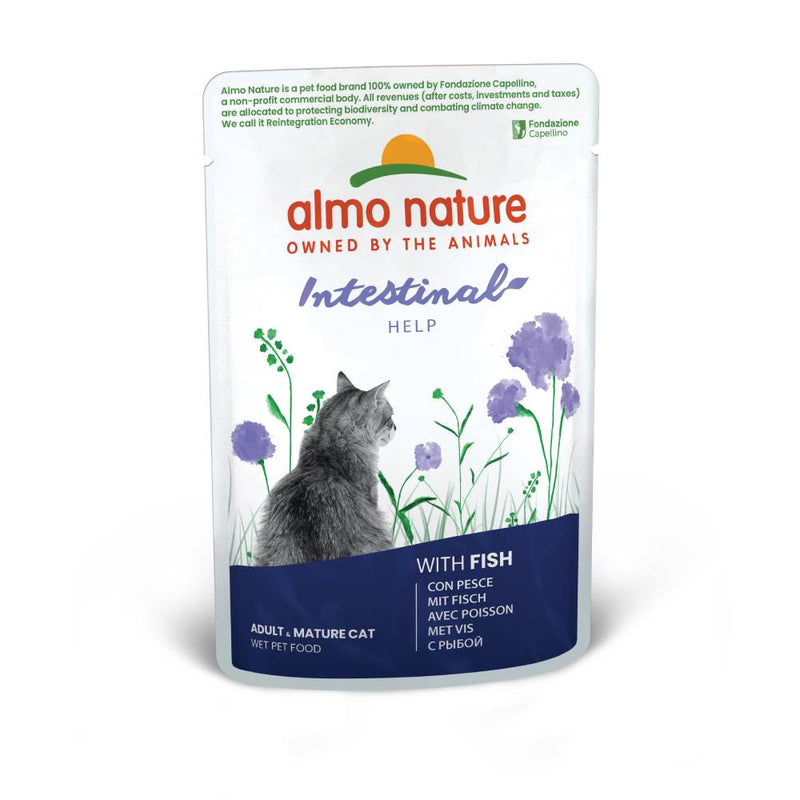 Almo Nature Cat Holistic Functional Digestive Help with Fish 70g