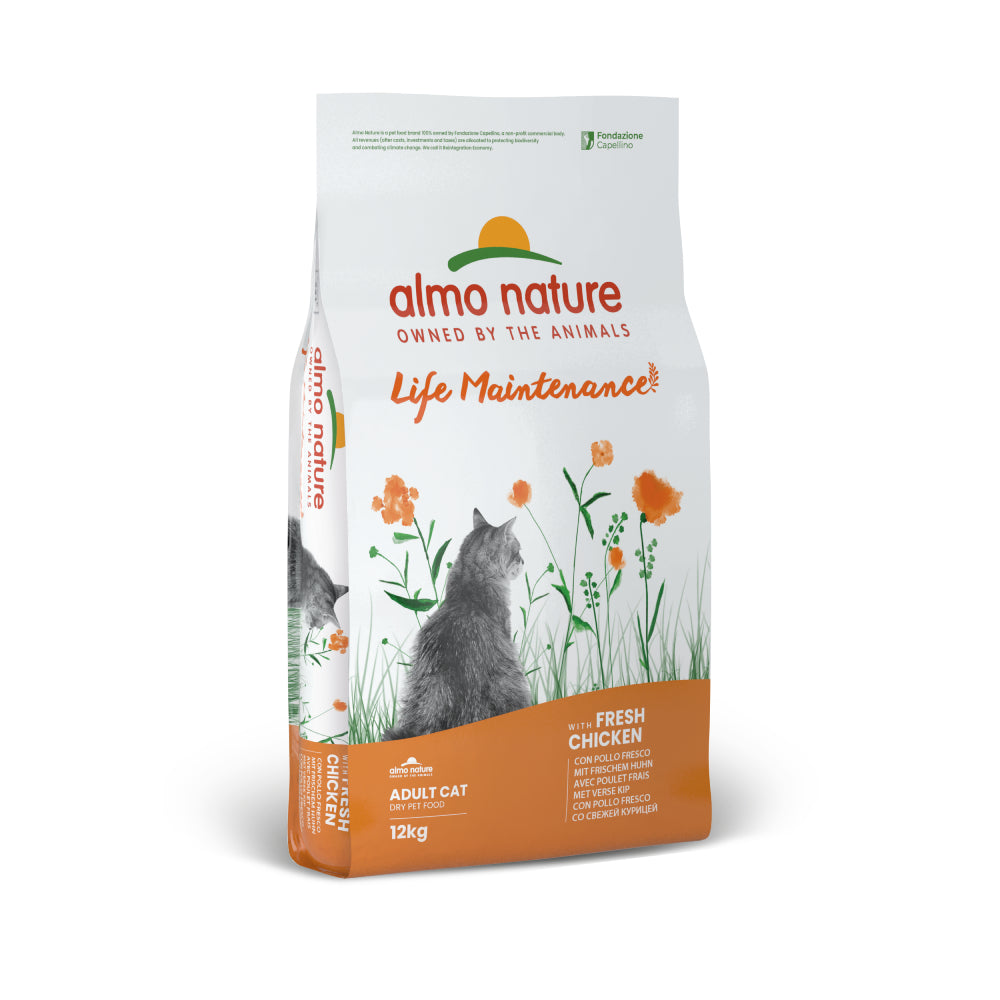 Almo Nature Cat Life Maintenance Fresh Chicken 12kg