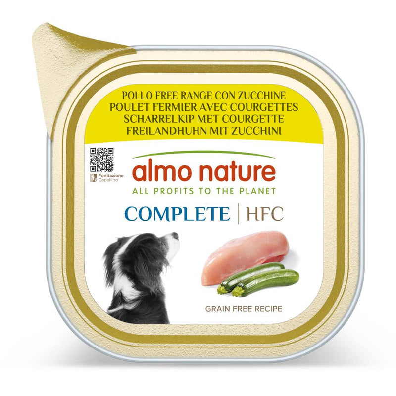 Almo Nature Dog HFC Complete Alu Free Range Chicken with Zucchini 85g