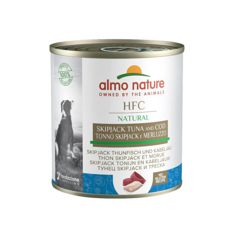 Almo Nature Dog HFC Natural Skipjack Tuna and Cod 290g