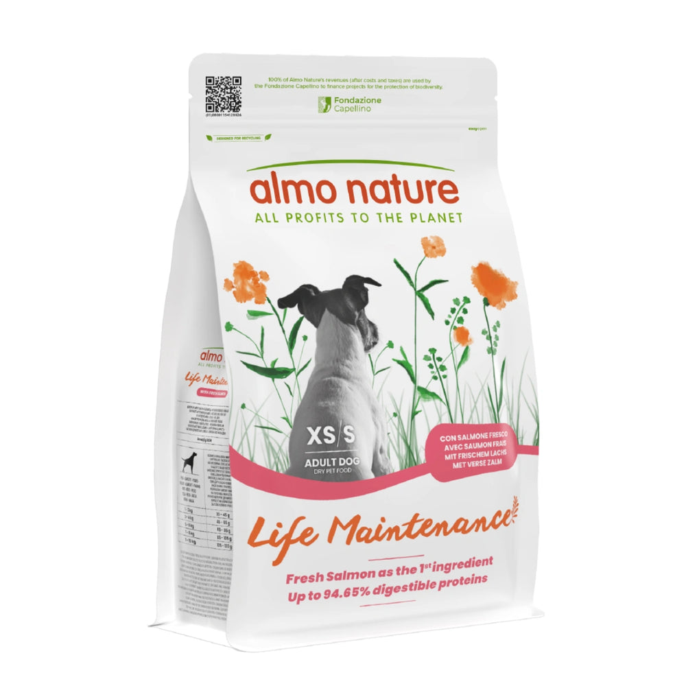 Almo Nature Holistic Life Maintenance Fresh Salmon Extra Small & Small Breed Adult Dry Dog Food 2kg