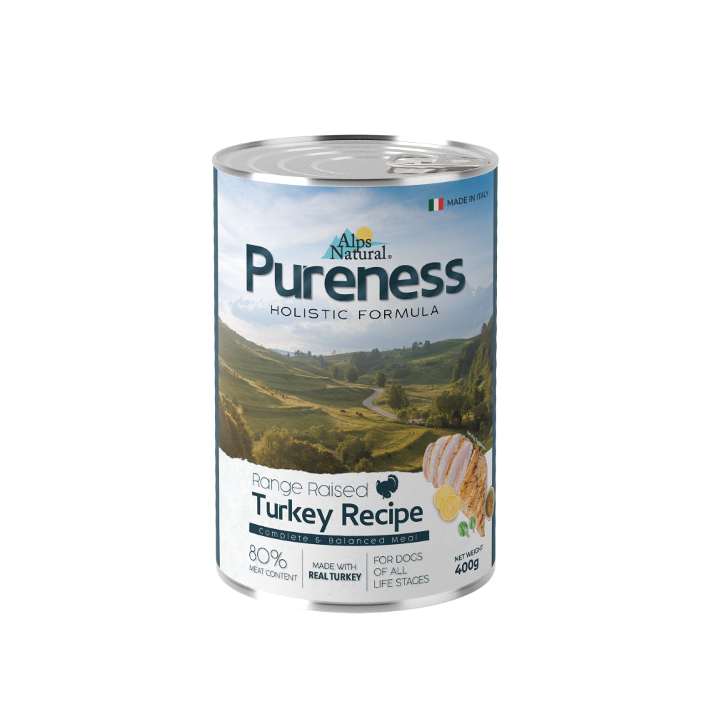 Alps Natural Dog Pureness Range Raised Turkey 400g