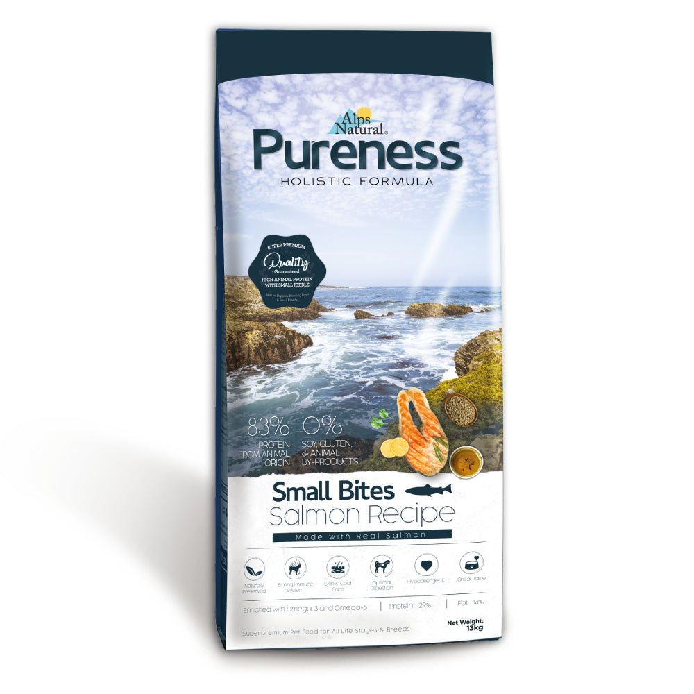 Alps Natural Dog Pureness Small Bite Salmon Recipe 13kg