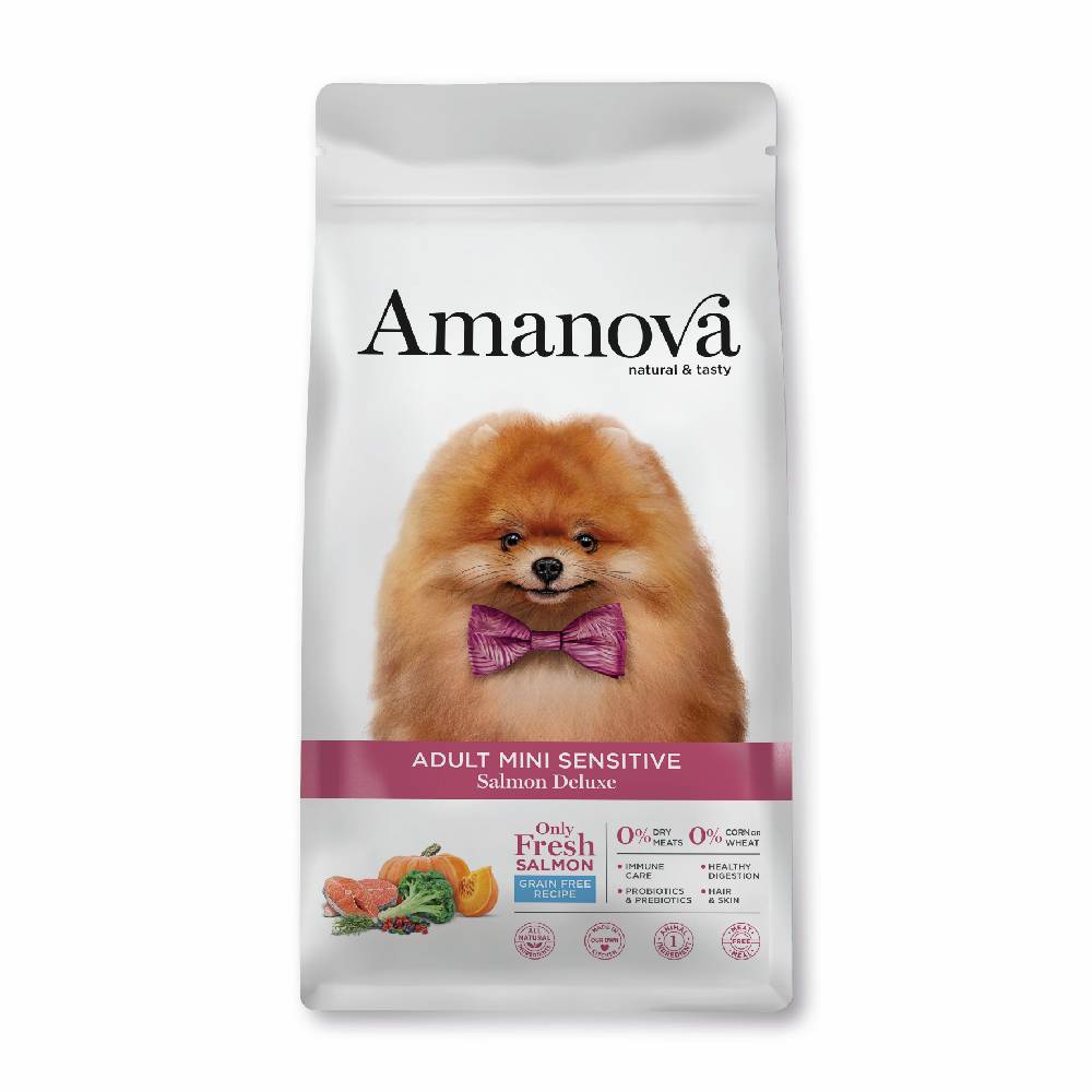 Amanova Dog Adult Mini Sensitive Grain-Free Salmon 2kg