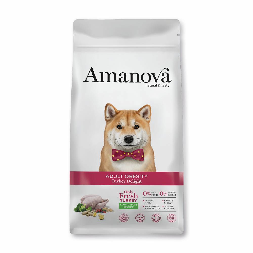 Amanova Dog Adult Obesity Turkey 10kg