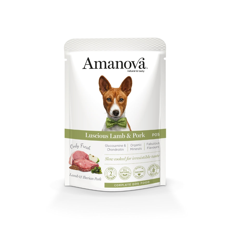 Amanova Dog Adult Pouch Grain-Free Lamb & Pork 100g